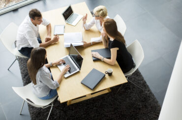 Connectivity - Teamwork in the office